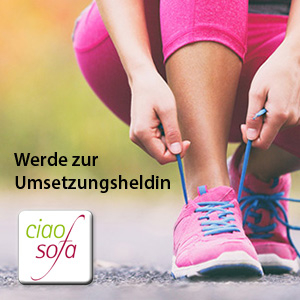 Running shoes runner woman tying laces for autumn run in forest park panoramic banner copy space. Jogging girl exercise motivation heatlh and fitness.